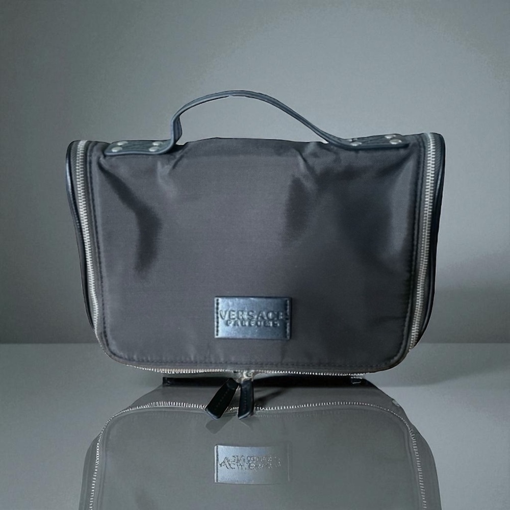 VERSACE PARFUMS COSMETIC TOILETRIES BAG CASE NYLON